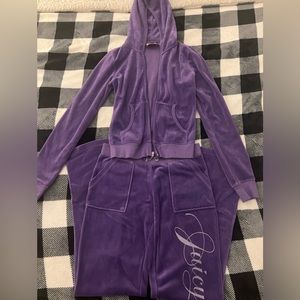 Juicy Couture Y2K Scottie Dog with Shield Crest 1963 Velour Tracksuit Set